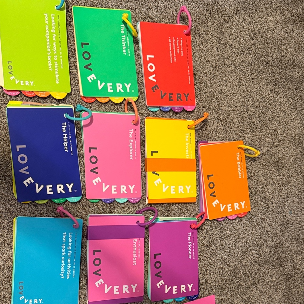 Lovevery Colorful Activity Cards - Multi (Set)